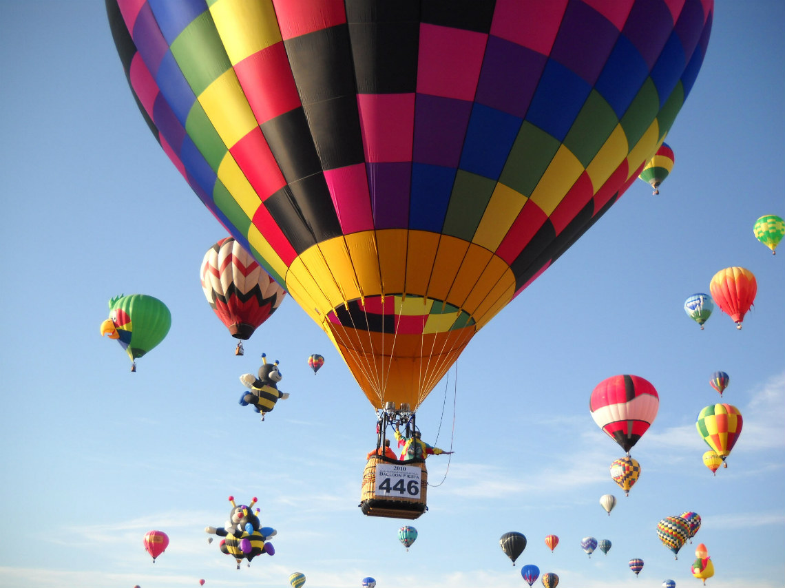 Hot air balloons